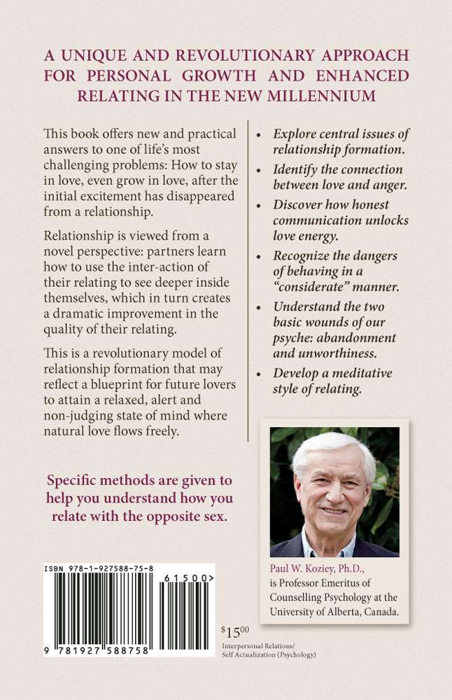 The back cover of "How to Grow in Love" by Paul Koziey