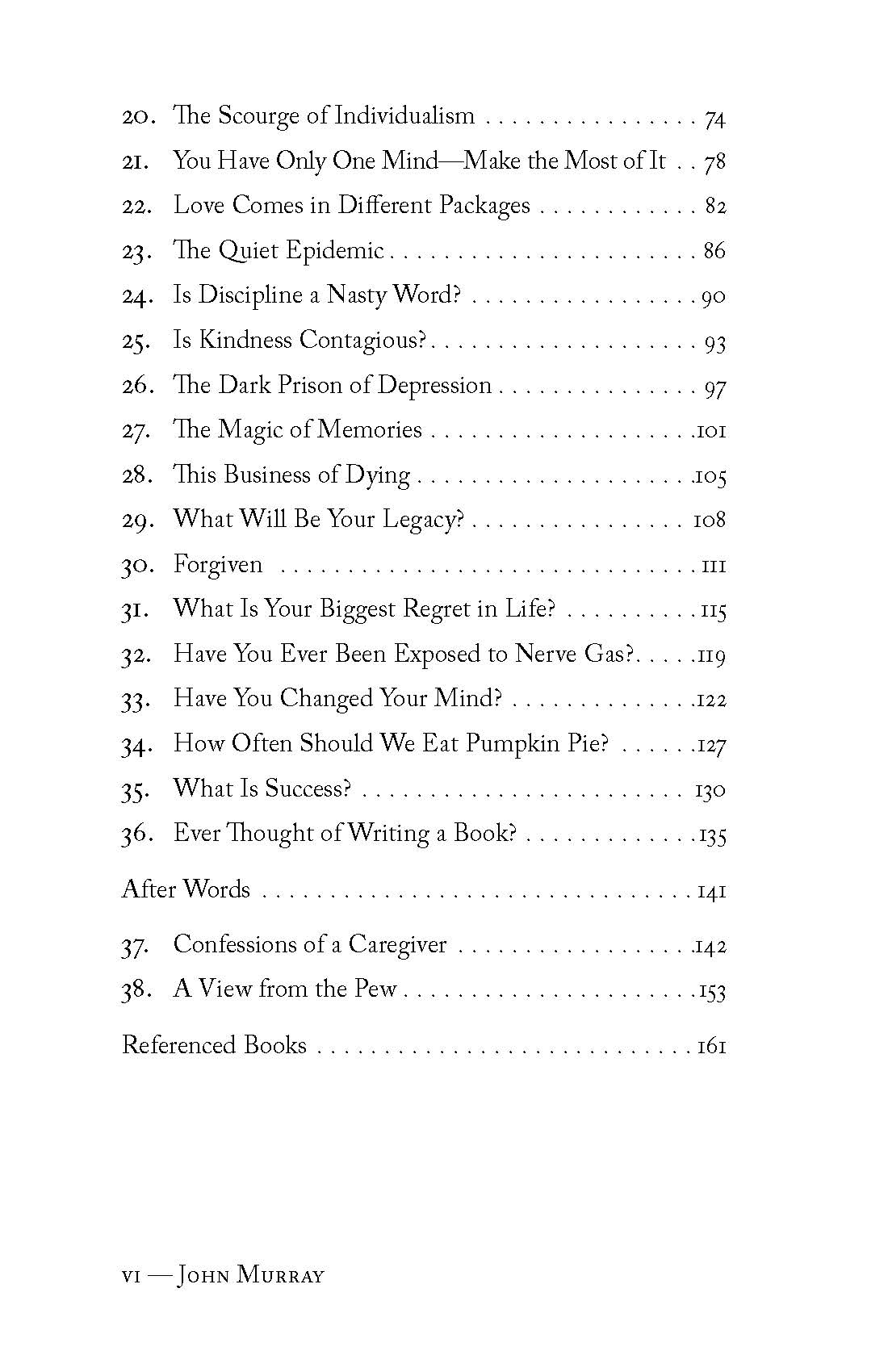 Pages From Body Parts and the Invisible You by John Murray