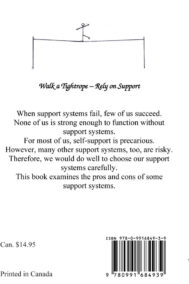 Back Cover of Our Support Systems by Arthur Thormann