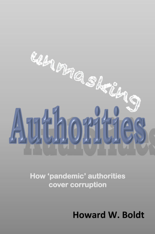 Unmasking Authorities by Howard Boldt FRONT COVER