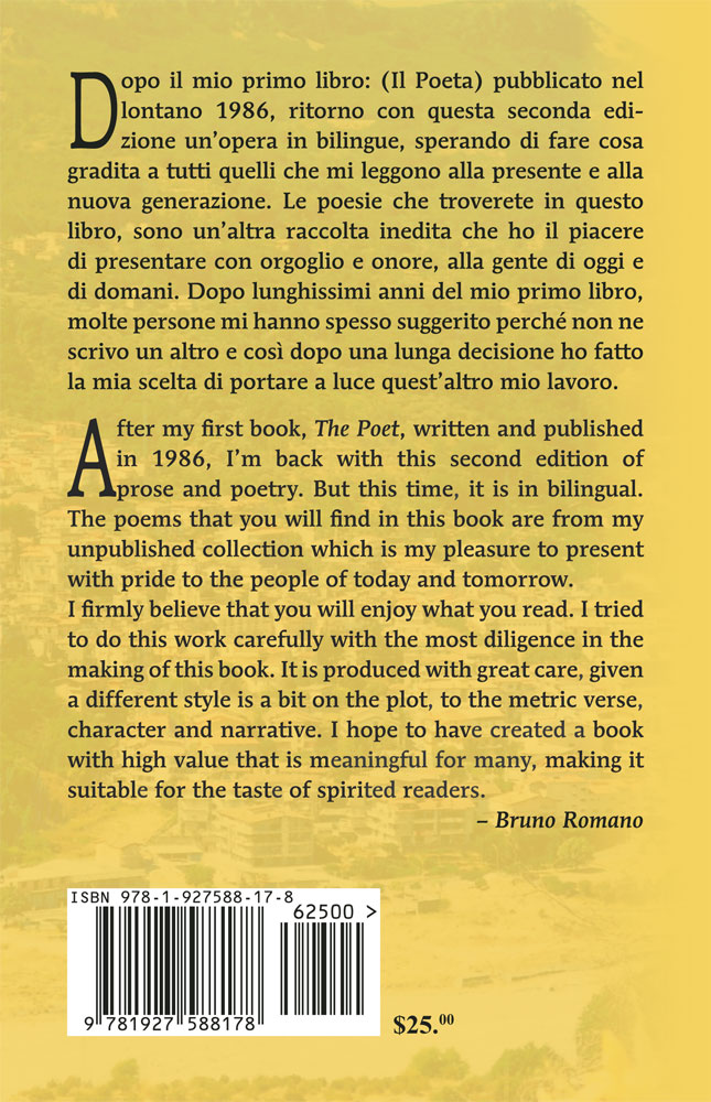 The Voice of the Poet by Bruno Romano BACK COVER