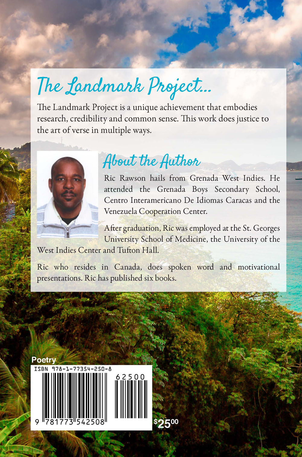 The Landmark Project by Ric Rawson Back Cover