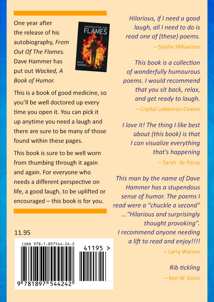 Back Cover of Wacked by Dave Hammer