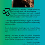 Back Cover of Things I Thought I'd Forgotten by Shawn Henstridge