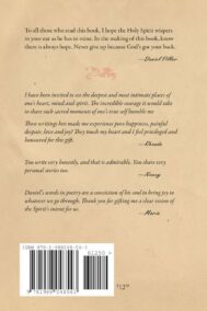 For Your Heart Sincerely My Soul by Daniel Piller BACK COVER
