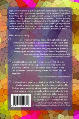 Segments of My Soul by R.G (Bob) Hoskins Back Cover