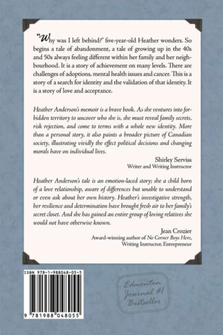 Back Cover of "My Time to Speak" by Heather J. Anderson