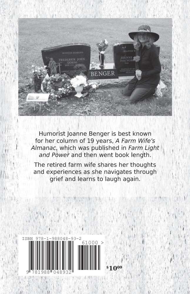 Back cover of "i Am Widow" by Joanne Benger