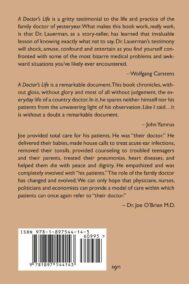 Back Cover of A Doctors Life by Dr. Joseph Lauerman