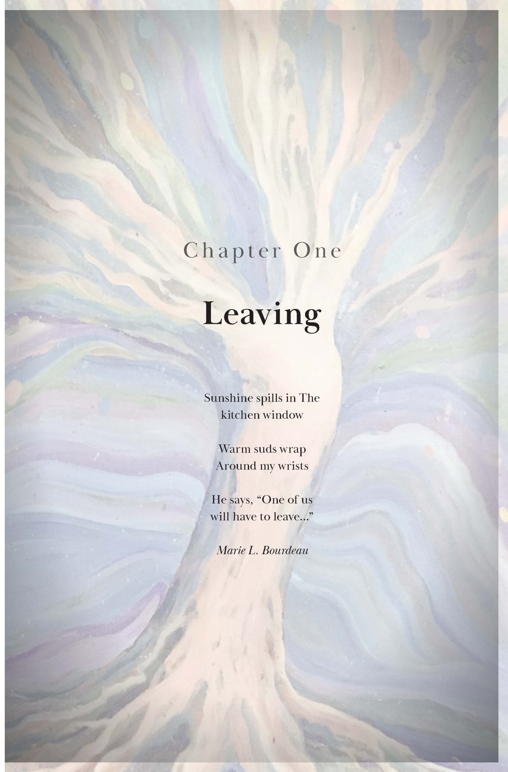 Pages from A Voice Behind Me by Marie Bourdeau