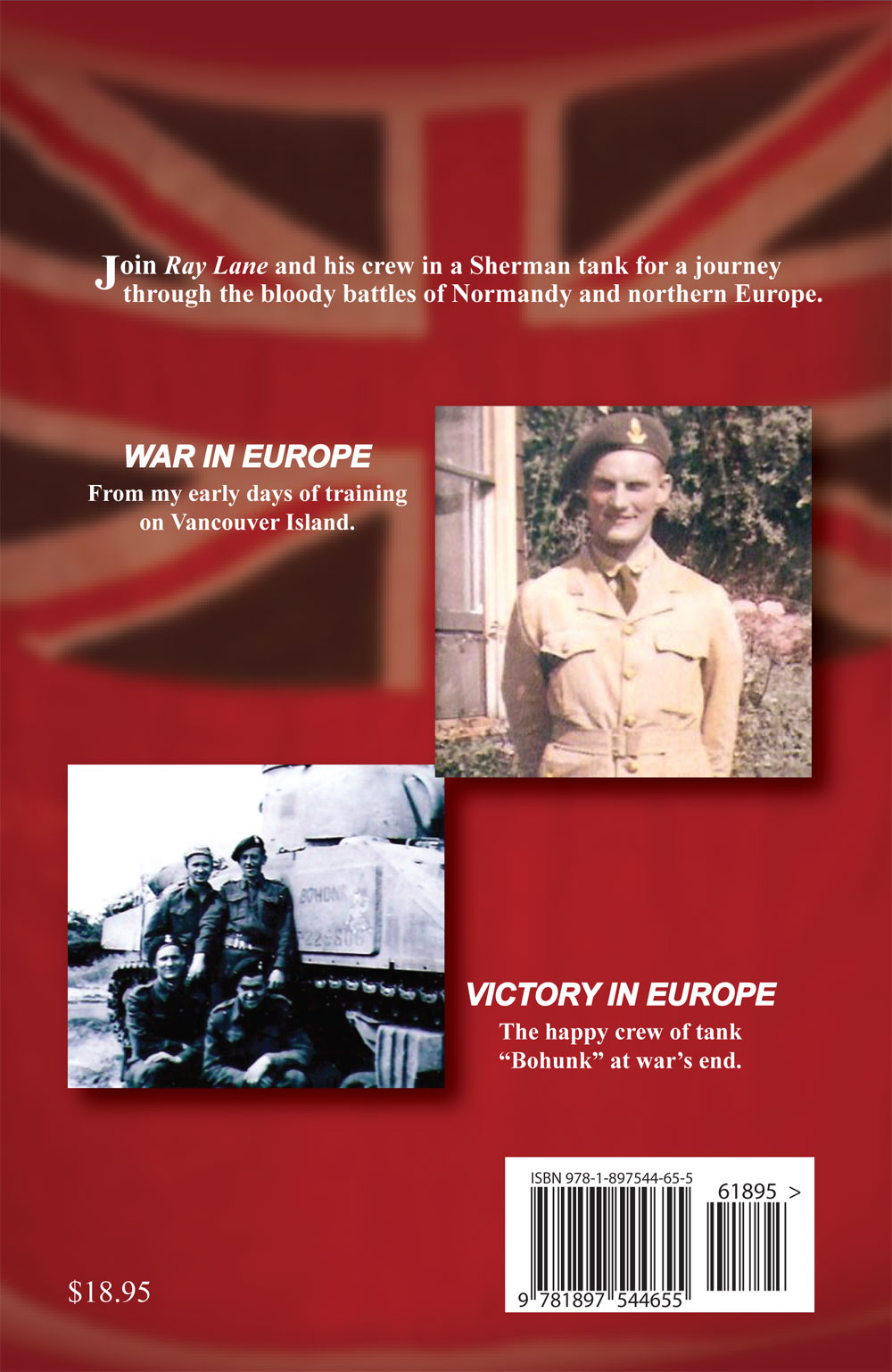 Back Cover of In Chariots of Iron by Ray Lane