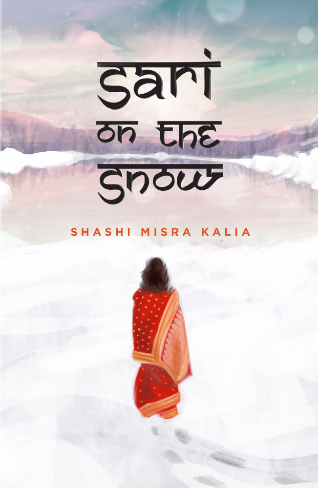 Sari on the Snow by Shashi Kalia FRONT COVER