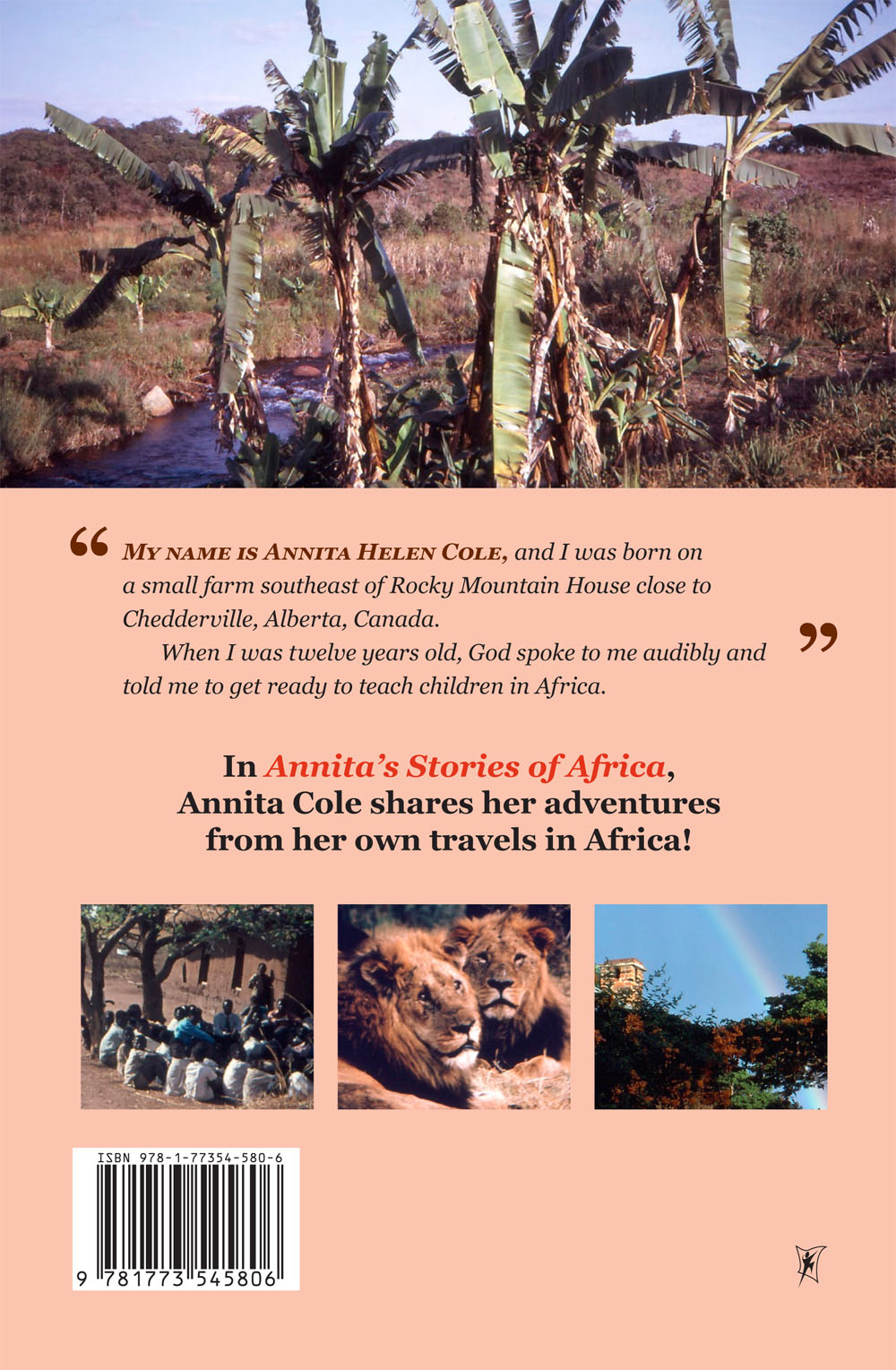 Annita's Stories of Africa by Annita Cole back cover