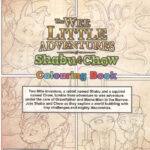 Front cover of The Wee Little Adventures of Shabu and Chow: Colouring Book by Iron Octopus