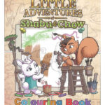 Front Cover of The Wee Little Adventures of Shabu and Chow: Colouring Book by Iron Octopus