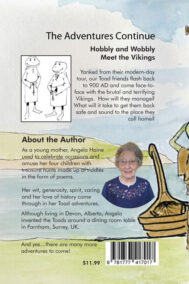 Toads Meet Vikings by Angela Haine back cover