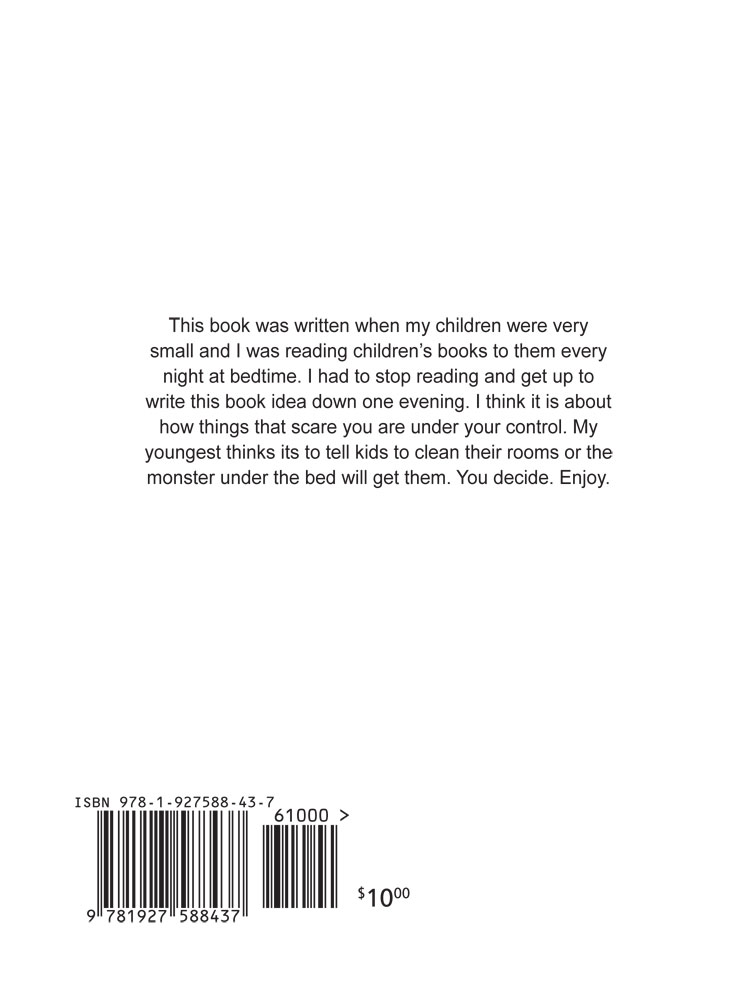 Monsters in the Closet by Natasha Burger Back COVER