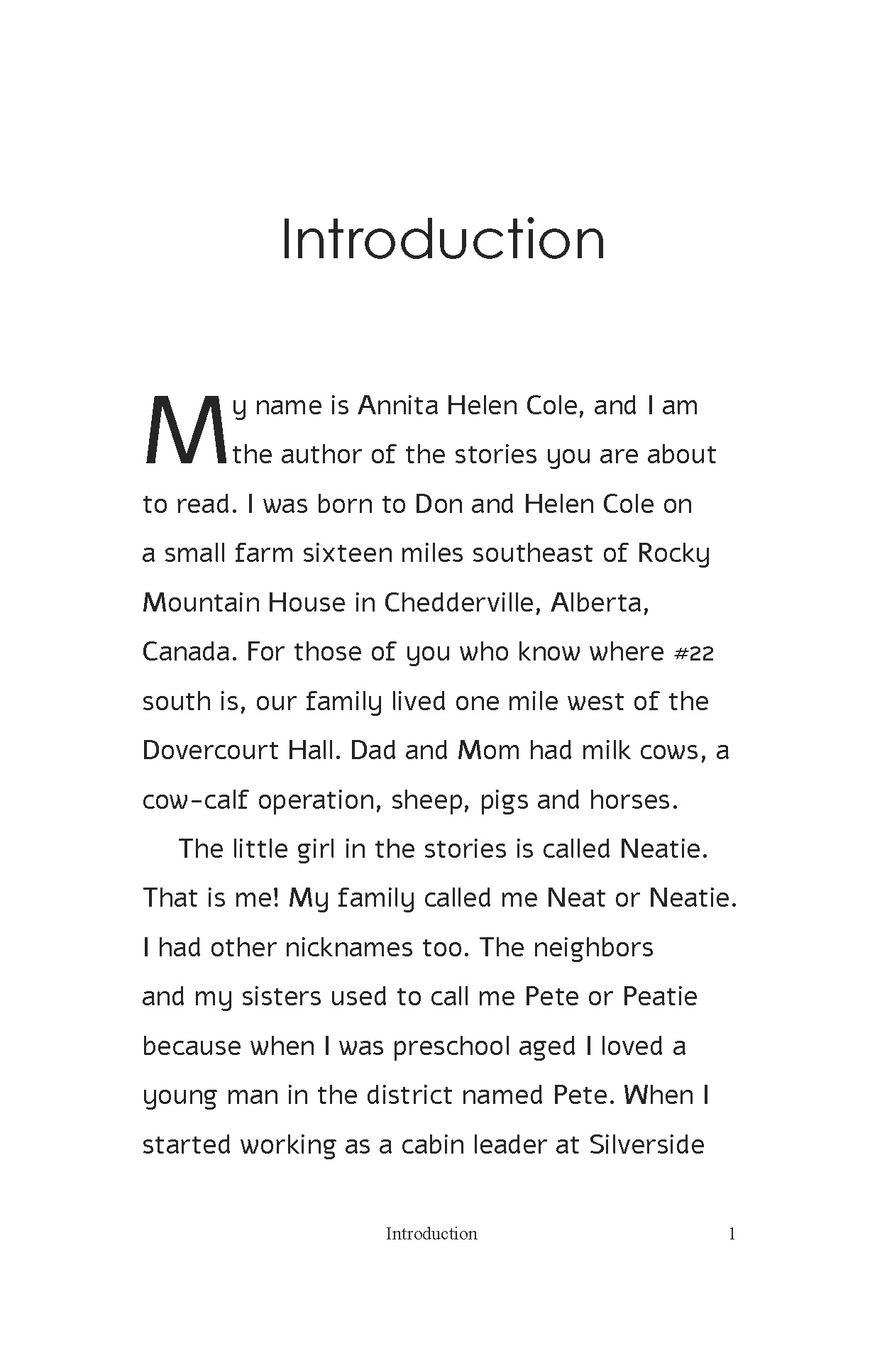 Pages from A New Baby & Other Stories by Annita Cole