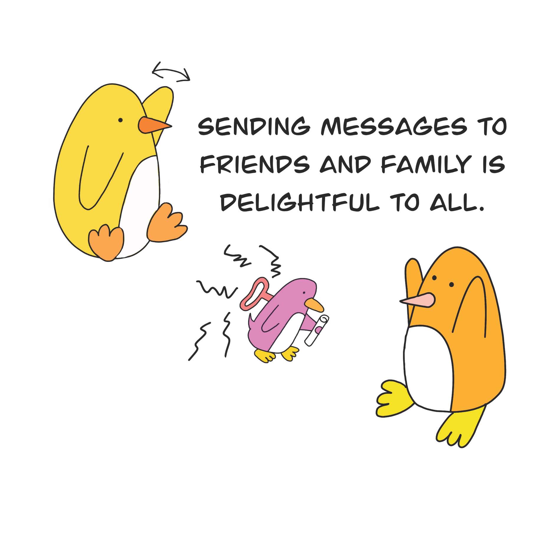 Pages from Waddle Waddle by Jen Chen BACK COVER