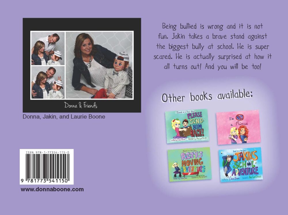 Jackin stands up to the bully back cover