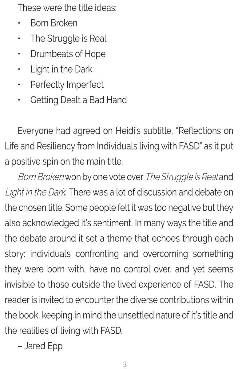 Pages from Born Broken by Bissel Centre