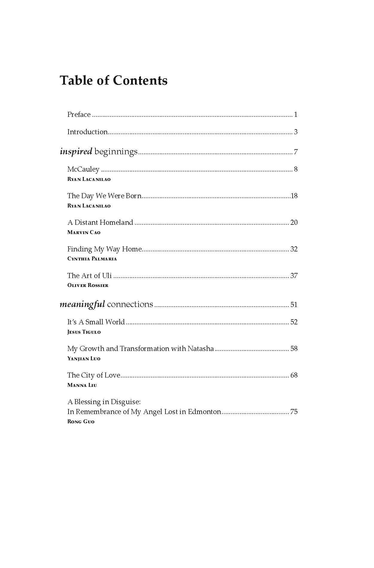 Pages from Edmonton Heritage Stories by Edmonton Chinese Writing Club