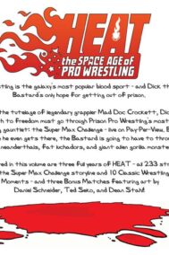 HEAT: The Space Age of Pro Wrestling by Jeff Martin BACK COVER
