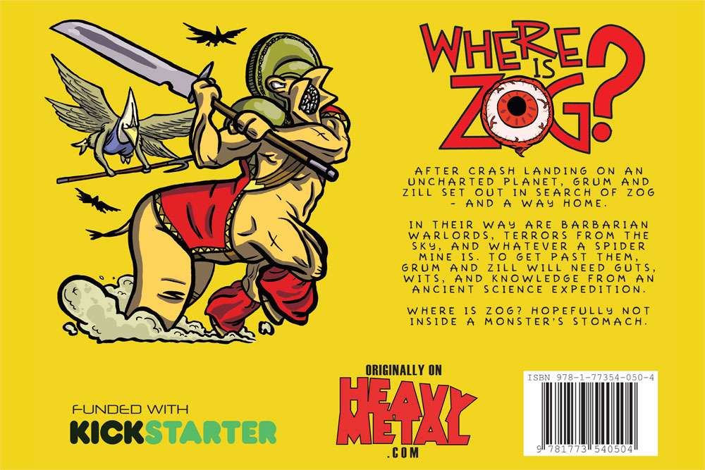 Back cover of "Where is Zog" by Jeff Martin