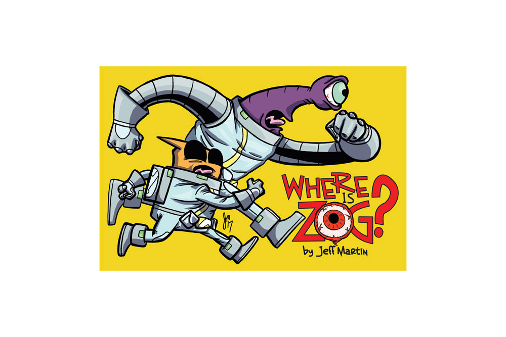 Front cover of "Where is Zog" by Jeff Martin