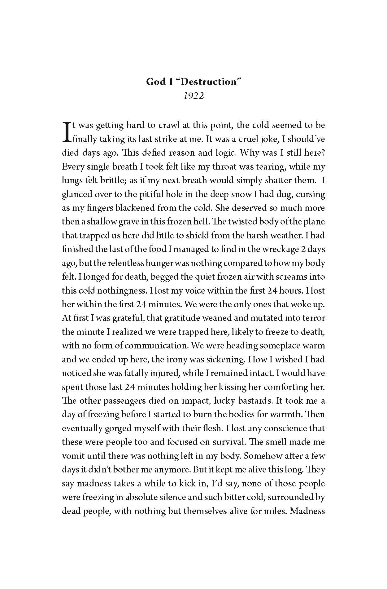 Pages from of Echos of the Everlasting by Kyra Romanyshyn