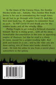 Back Cover of Zombies Are Us by Phillip Fragile