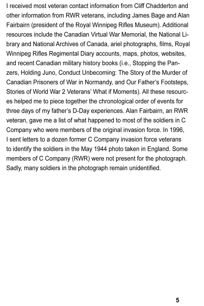 Pages from Juno Beach Survivor by R.I. Ketcheson