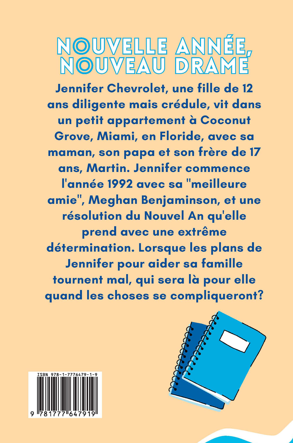 Back Cover of Ma Vie a Miami by Kristina Kasengulu