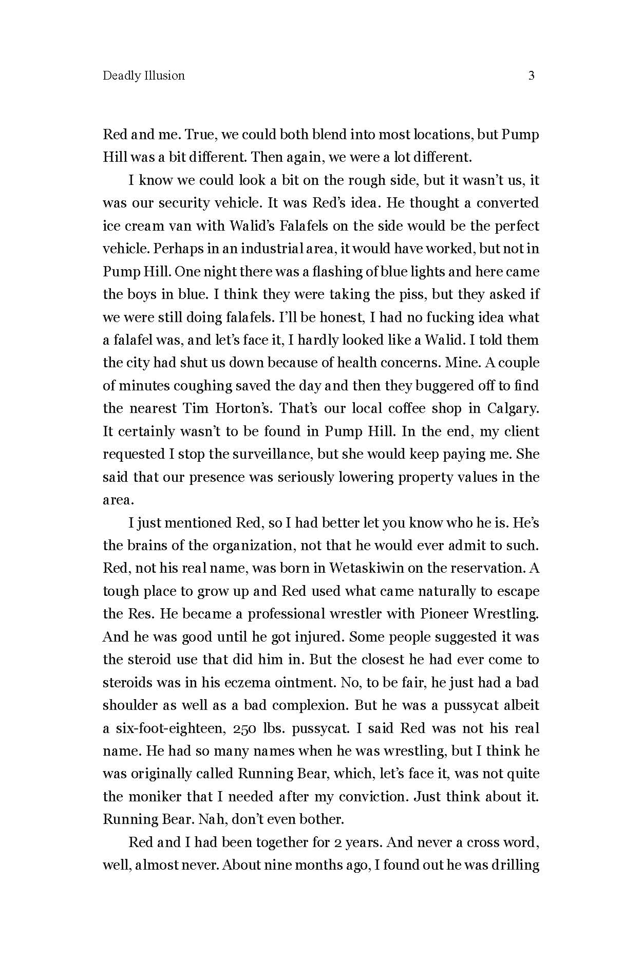 Pages from Deadly Illusion by Alan LeBouef