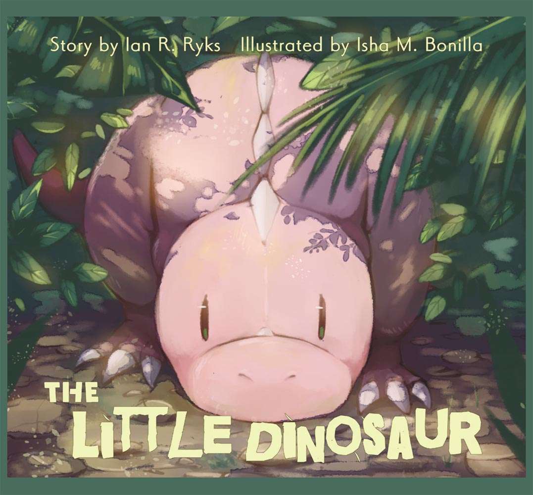 Front cover of "The Little Dinosaur" by Isha Bonilla