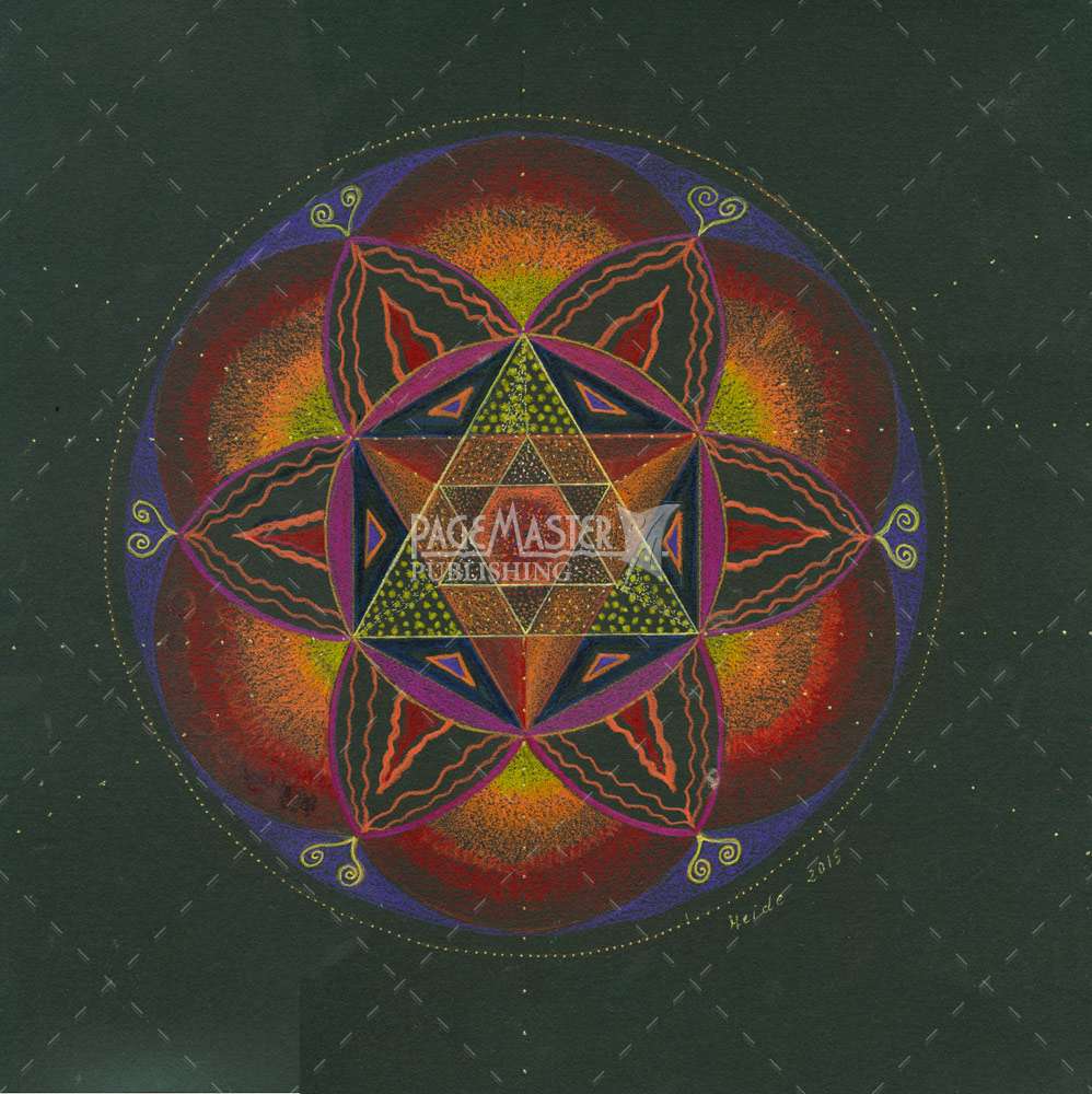 "Seed of Life" Art Card by Heide Muller-Hass