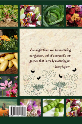 back cover of alex tayler's gardening journal
