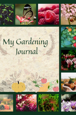 front cover of alex tayler's gardening journal