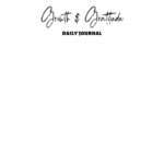 Front Cover of Growth & Gratitude Daily Journal by The Undivided Heart Co.